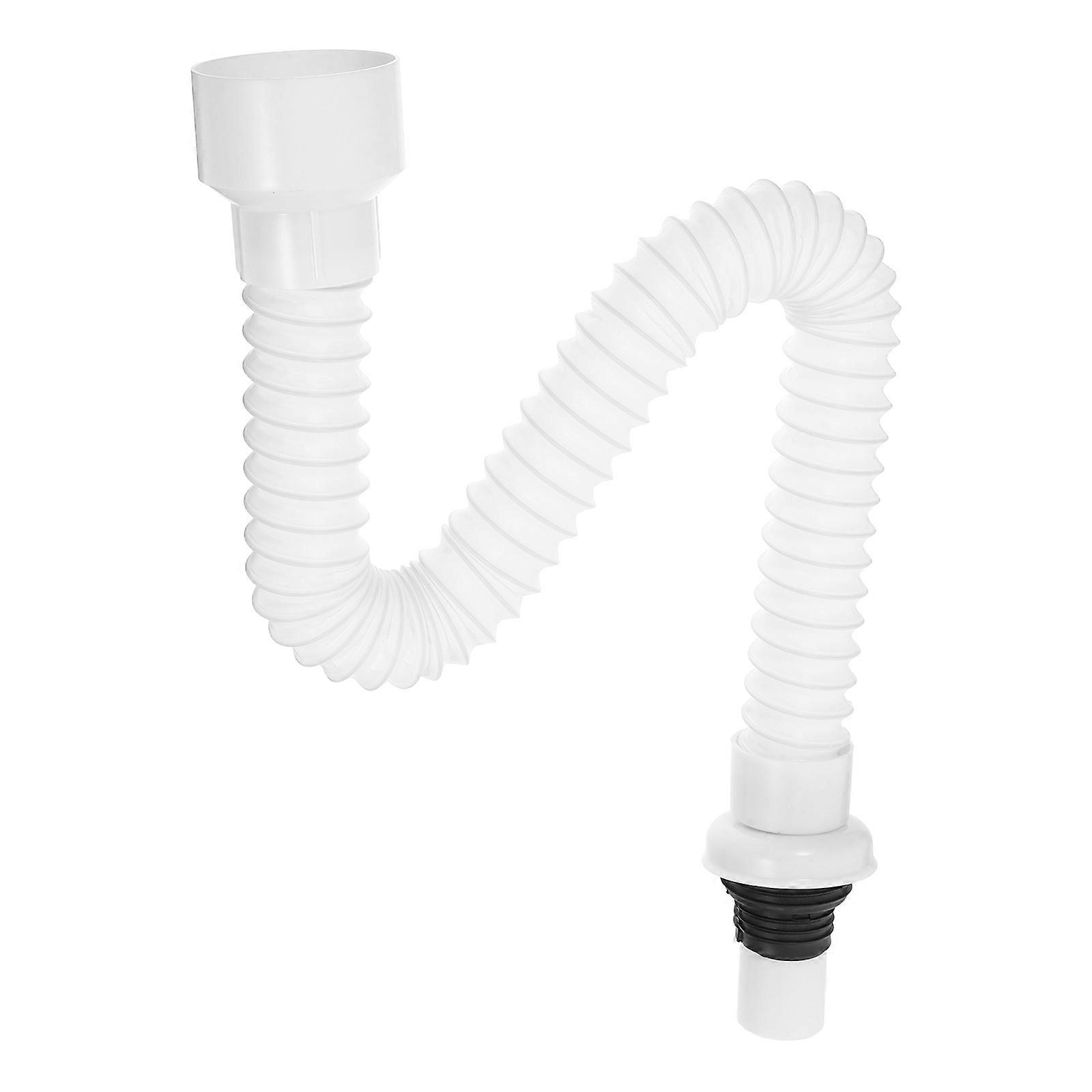 Flexible Drain Pipe Sink Drain Extension Pipe Replacement 3Pcs for Kitchen