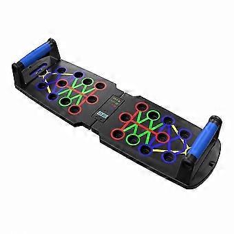 Core Workout: Portable Foldable Push Up Board for Fitness Training