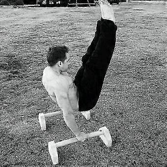 Handstand Wooden Push Up Bars for Fitness Training Stand-inst