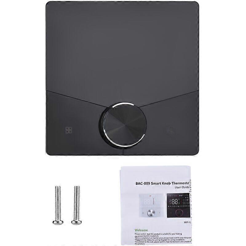 Central air conditioning thermostat, touch screen and control button, 5+1+1 programming, dynamic lighting BAC-009AL