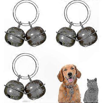 3pcs Extra Loud Cat & Dog Bells for Collar - Pet Tracker Bells