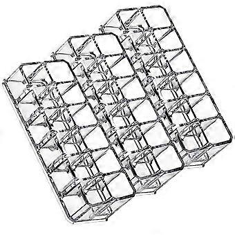 Delicate Lipstick Stand 12-Slot Lipstick Holder for Storage 3Pcs Compact Design