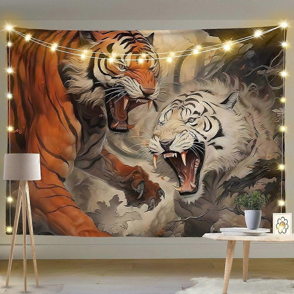 Tiger Pattern Decorate Flag HY2894