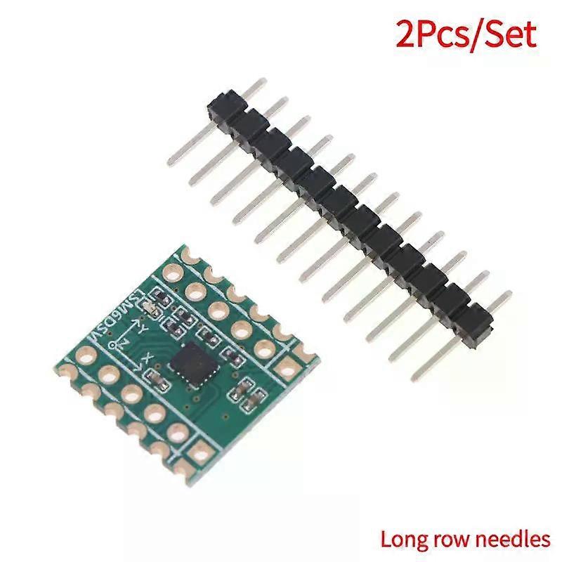 2Pcs/Set Six-Axis Sensor LSM6DSV Module SPI/I2C Compatible For Smol/SlimeVR - Accelerometer & Gyroscope Data Logging