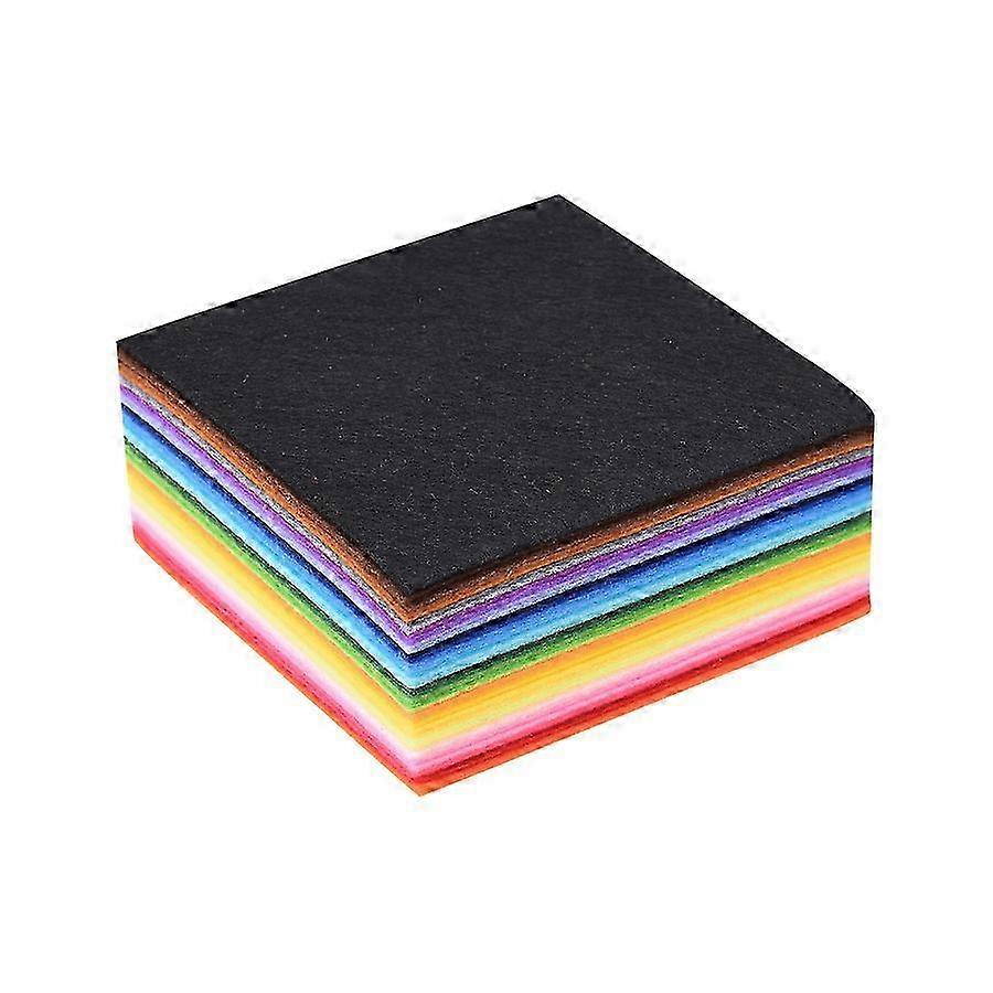 40pc Assorted Felt Sheets 10x10cm