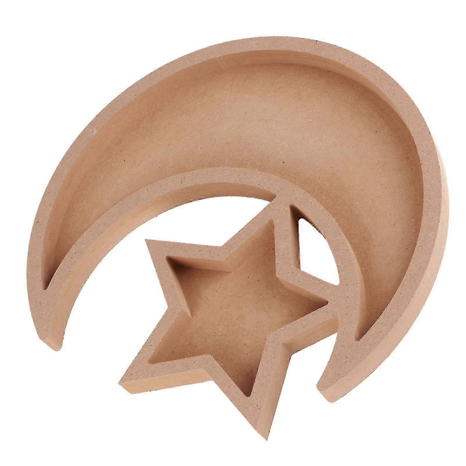 Eid Moon Tray Solid Boxwood