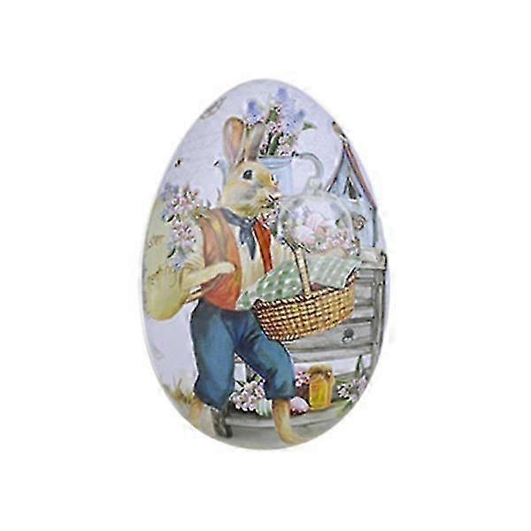 Shimmering Iron Easter Egg Tin