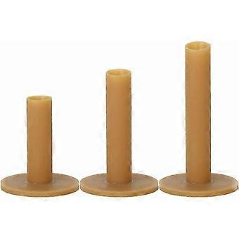 Brown 3 Pack Golf Shafts 60/70/80mm Rubber, Compatible with Dww