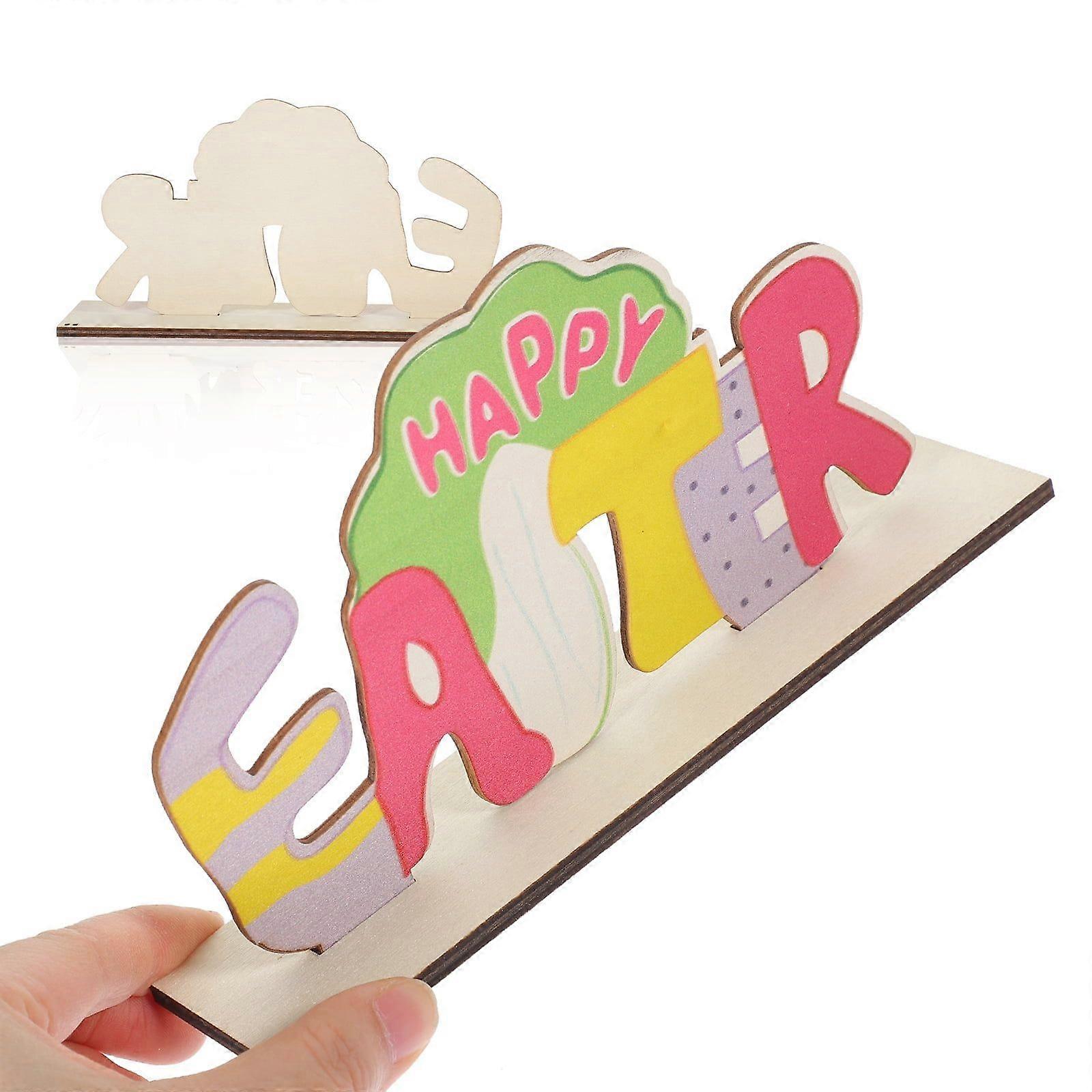 Emblems Home Decor Bedroom Decoration Easter Table Decorations Easter Decorations Desktop Decorations Wood