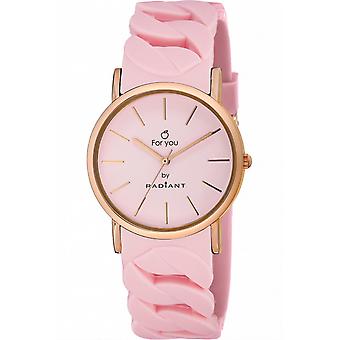 Radiant new for you Quartz Analog Woman Watch with RA428603 Silicone Bracelet