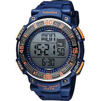 Timberland Cadion kvarts Digital menns klokke med polyuretan armbånd 13554JPBLU-04