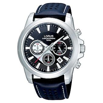 LORUS ure Quartz analog mand ur med koskind armbånd RT329AX9
