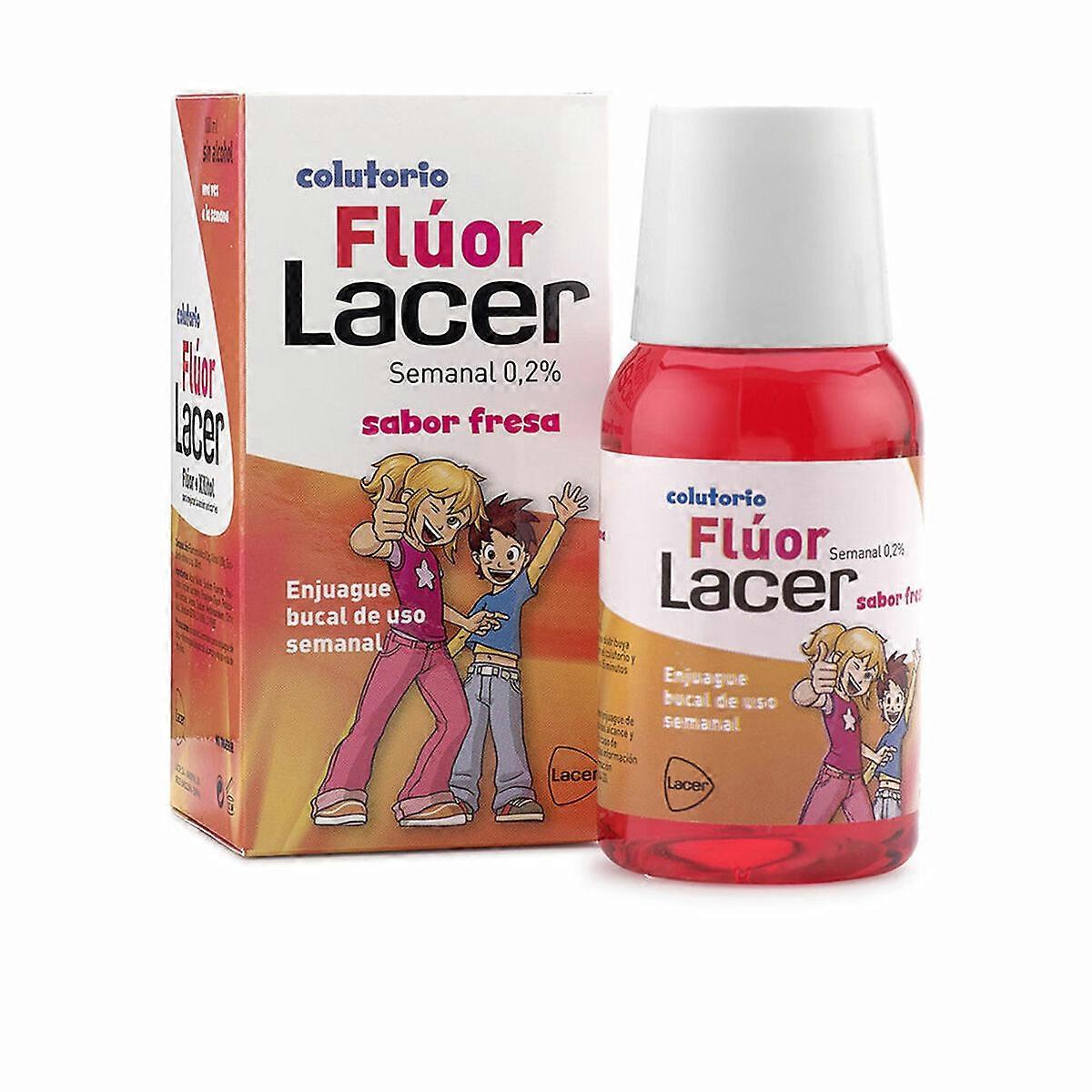 Lacer草莓味含氟儿童漱口水（100毫升）