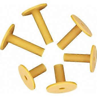 Golf Tees, 6pcs Rubber Unbreakable Base, Durable Practice Supplies for Golf