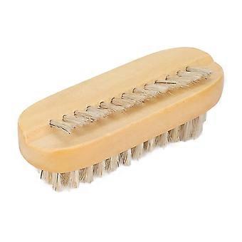 Multifunctional Double Sided Wooden Nail Brush for Men and Women