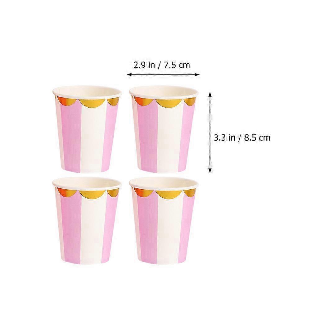 20Pcs Disposable Paper Cups Durable Mild Paper Cups compatible with Storage Use