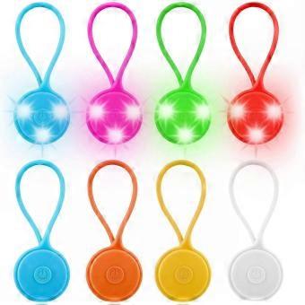 High-Visibility Child Safety, 8 LED Reflectors, 3 Lighting Modes, Waterproof, Flashing School Bag Lights