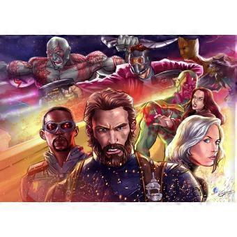 AVENGERS INFINITY WAR Movie Jigsaw Puzzle 2018 Marvel RNB639