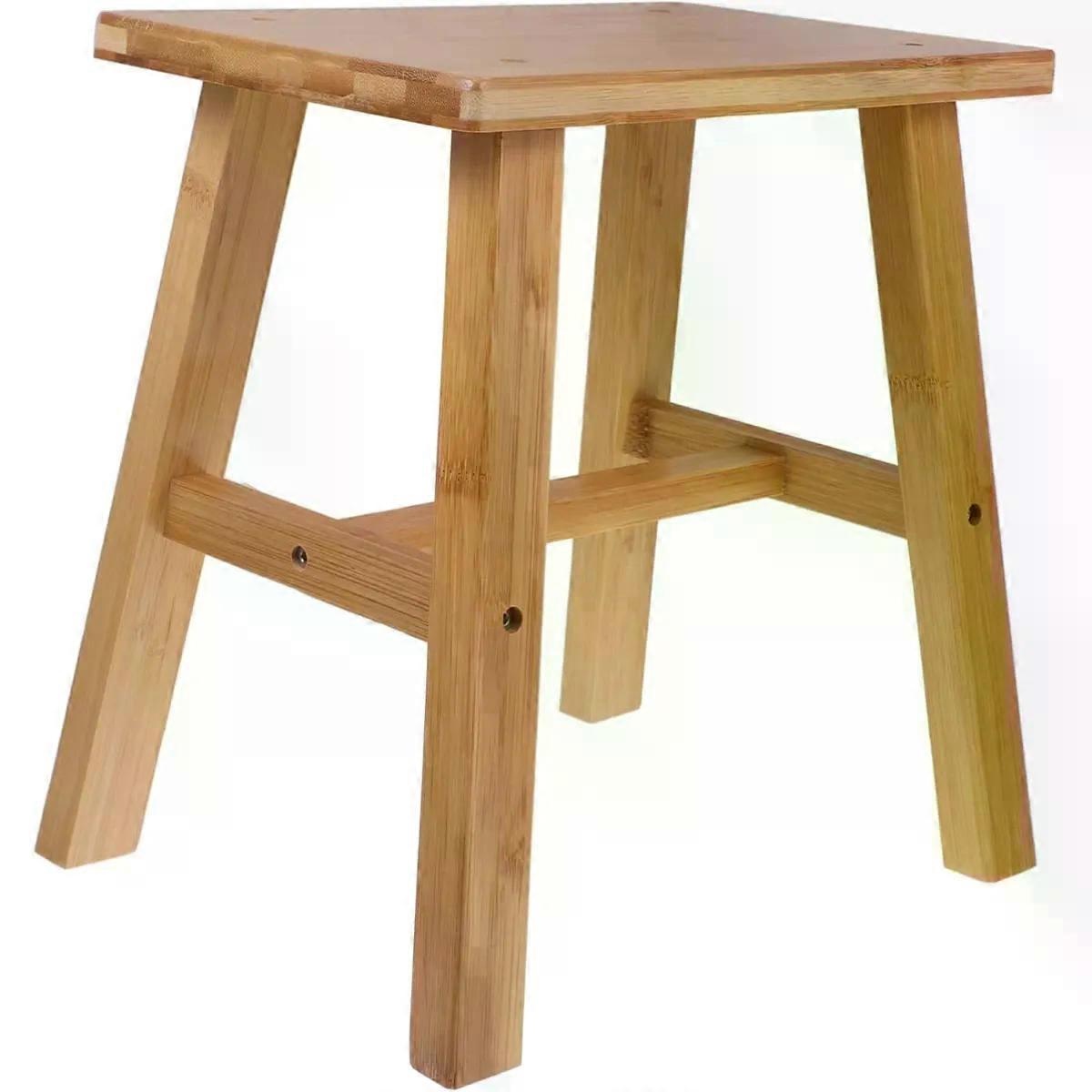 Shoe Changing Stool Medium Wooden Step Stool