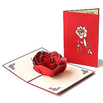 Biglietto Auguri Pop-Up 3D Margherite - Con Busta E Cartolina Per Messaggio, Compleanno, Laurea, Matrimonio, San Valentino - 2
