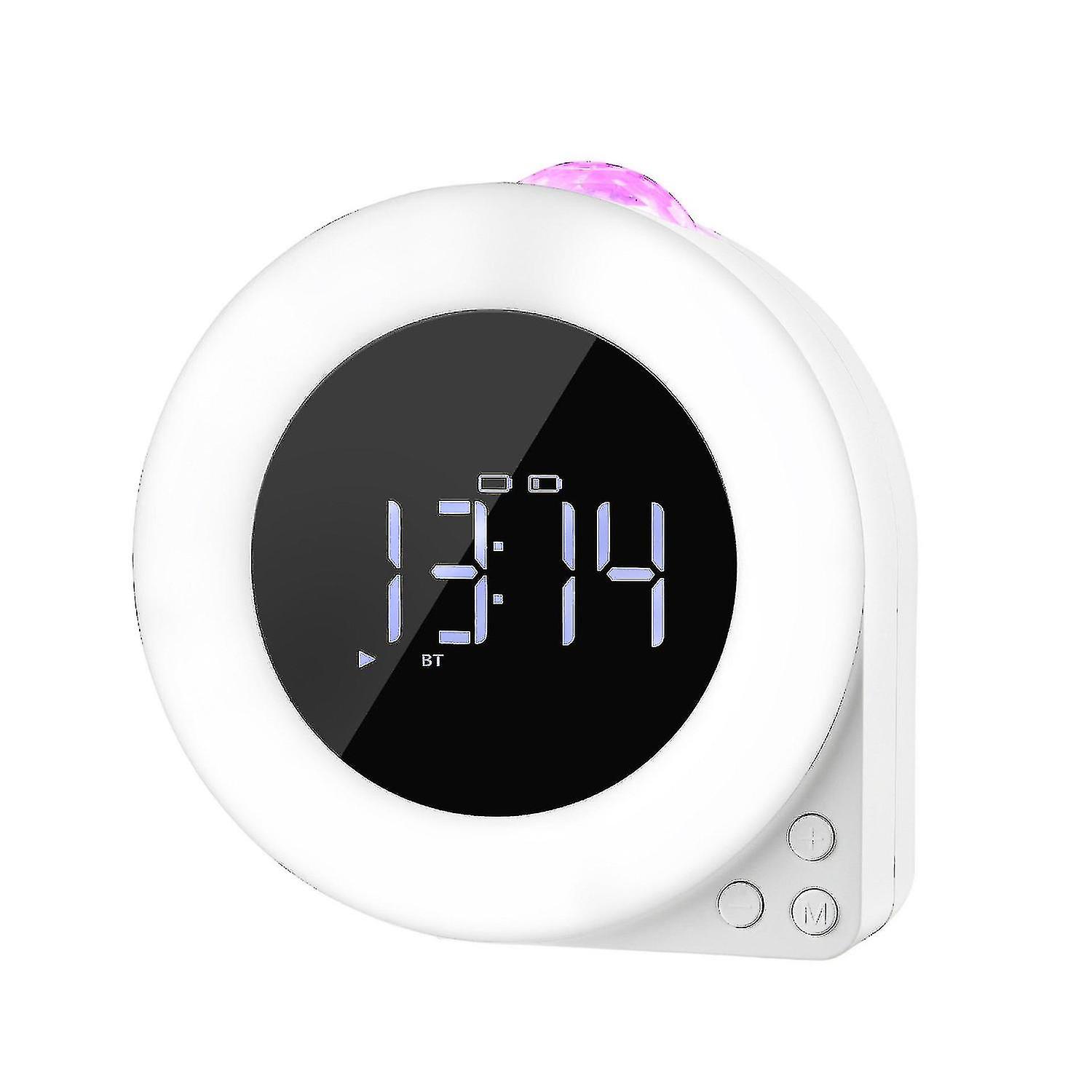 Led Starry Sky Projector Lamp, White Noise / Remote Controlled Projection Lamp / Alarm Clock