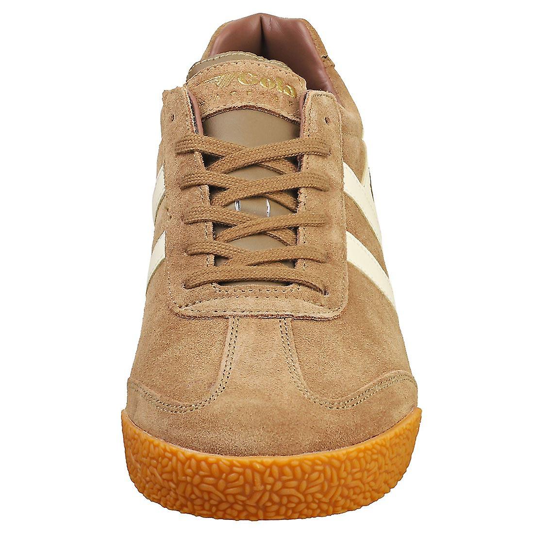 gola harrier tobacco Gola Harrier Mens Classic Trainers in Tabacco
