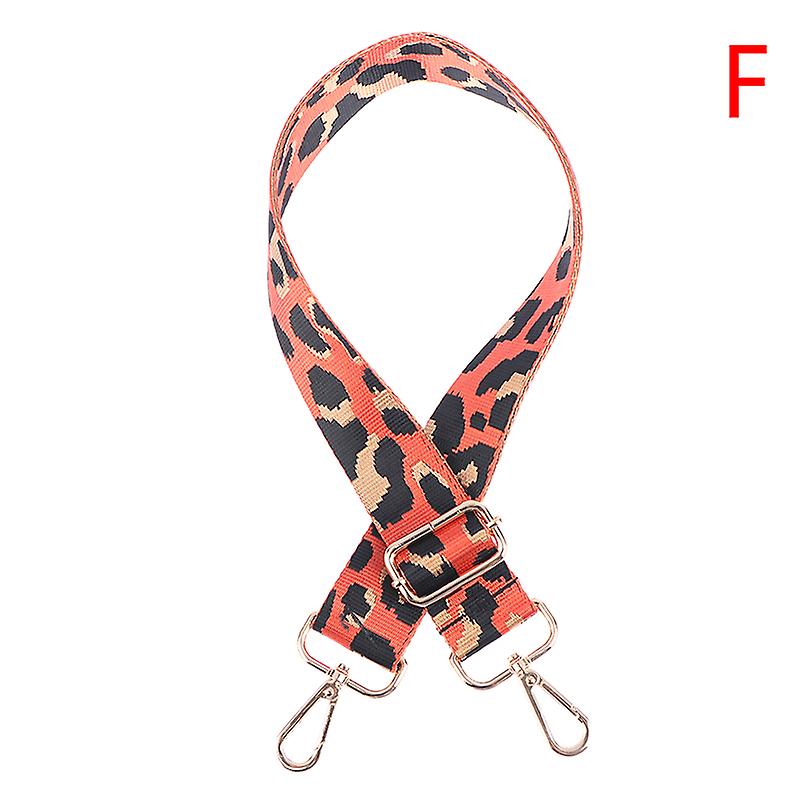 Thicken Color Women's Bag Accessories Leopard Print Adjustable Shoulder Strap