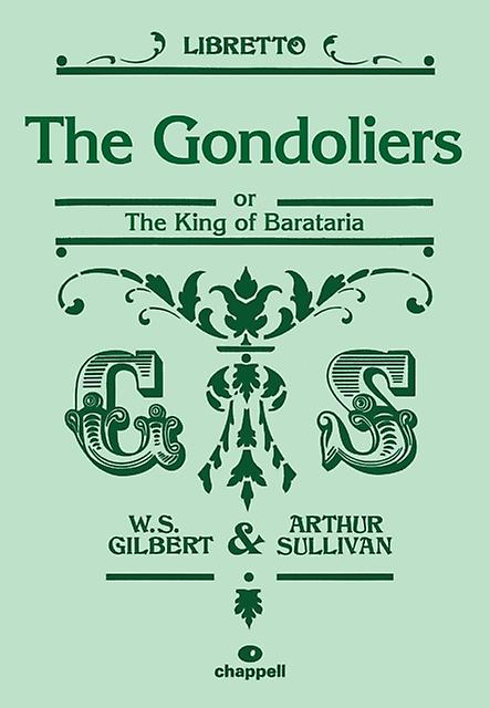 The Gondoliers Libretto Sheet music Book