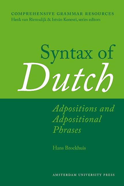 Syntax Of Dutch by Hans Broekhuis Paperback Book