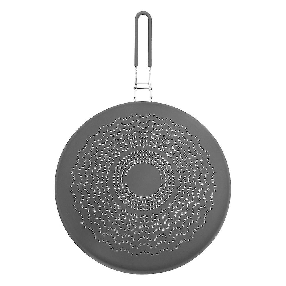 Silicone Splatter Screen,grease Splatter With Folding Handle,for Cooking Splatter Guards&fry Pan,13