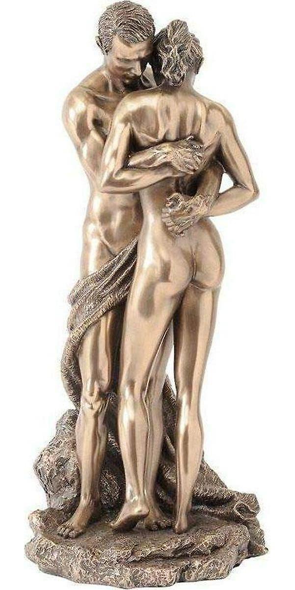Bronze Couple Holding Hands Erotic Sc