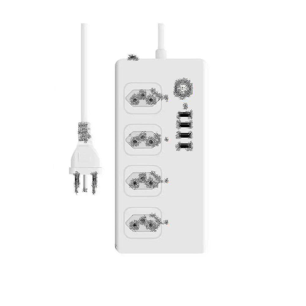 Zigbee Smart Plug Power Strip Brazil Extension Cord Voice Control And Remote Control & Timer Schedu