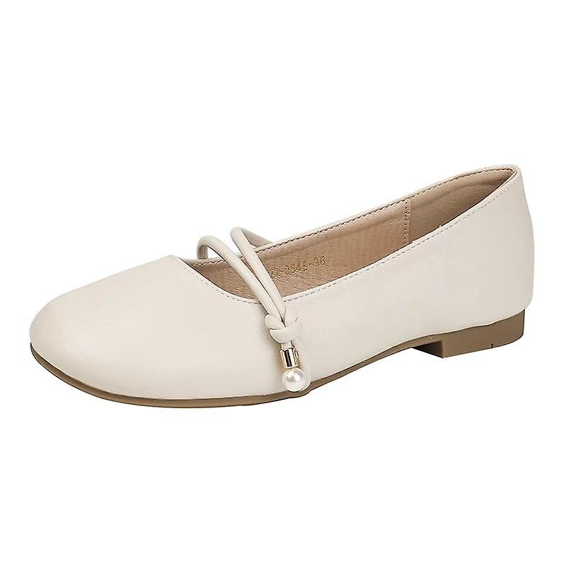 Chaussures plates à bouche peu profonde