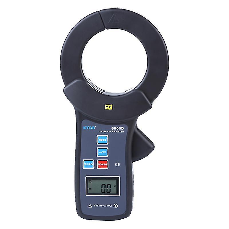 Etcr6800d Clamp Type Ac/dc Ammeter Large Diameter Ac/dc Current Clamp 2000a Dc Ammeter