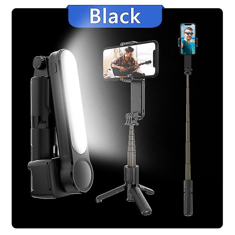 L09 Gimbal Stabilizer With Fill Light Bluetooth Telescopic Selfie Stick Video Tripod For Phone Smartphone
