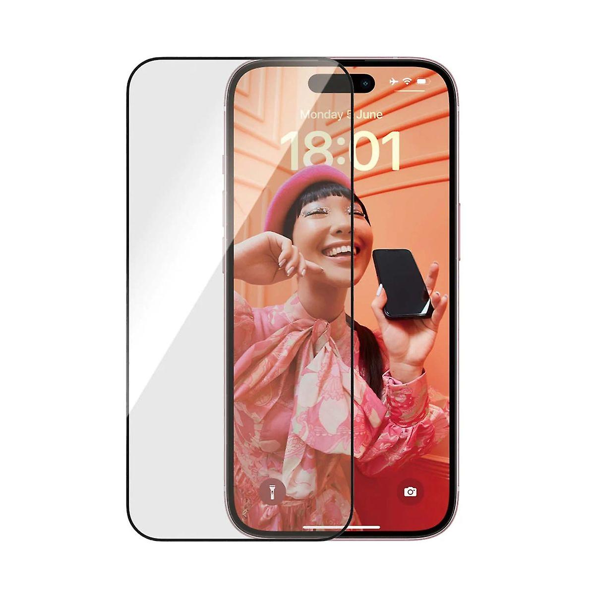 For Apple iPhone 15 PanzerGlass Protective Screen Protector Ultra-wide Fit