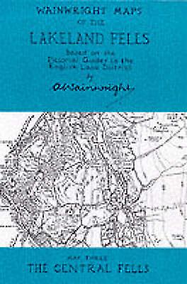 Wainwright Maps of the Lakeland Fells The Central Fells Map 3