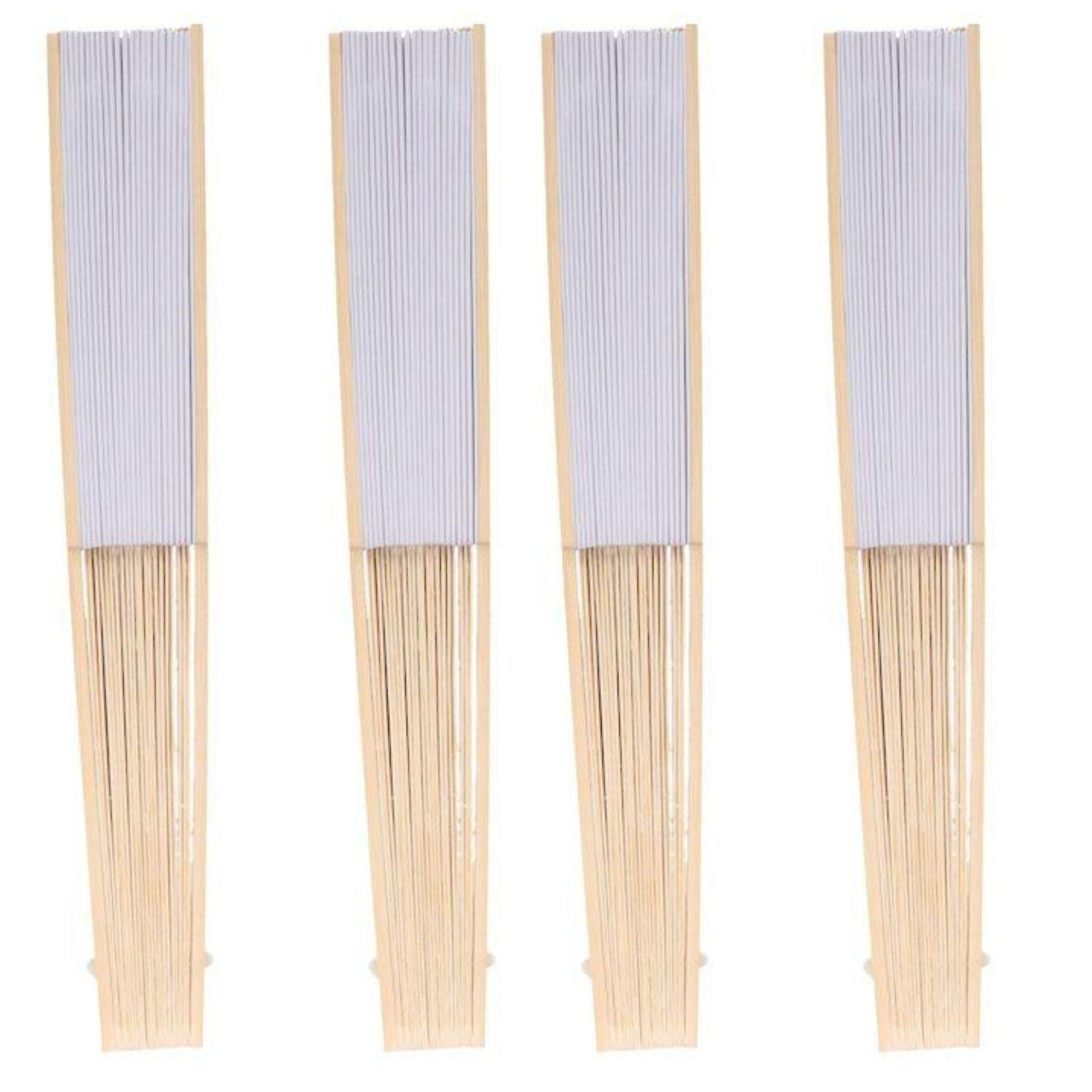 4 paper fans to customize 21 cm