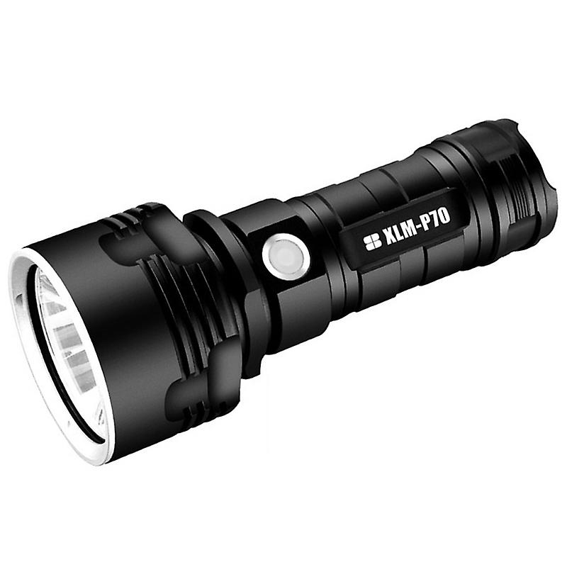 Aluminum LED Flashlight, Style: P70 (Without Battery) P70 (Without Battery)