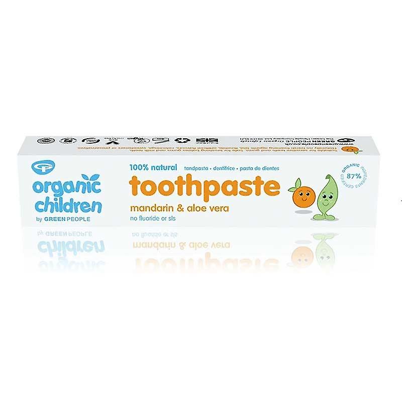 Organic Children Mandarin & Aloe Vera Toothpaste - Fluoride-free