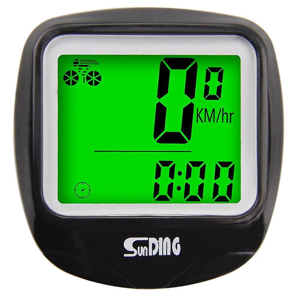 Waterproof Bike Computer- With Lcd Digital Display Bicycle Odometer Speedometer Cycling Wired Stopwatch Riding Accessories