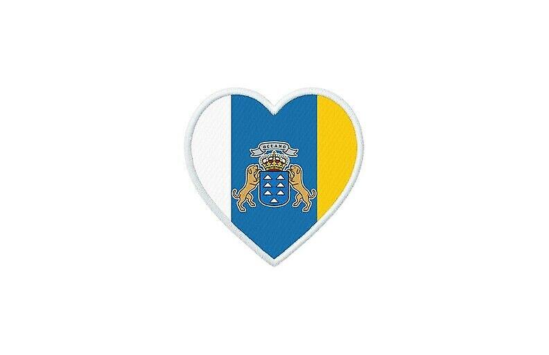 Patch badge ecusson prints thermocollant flag canary heart