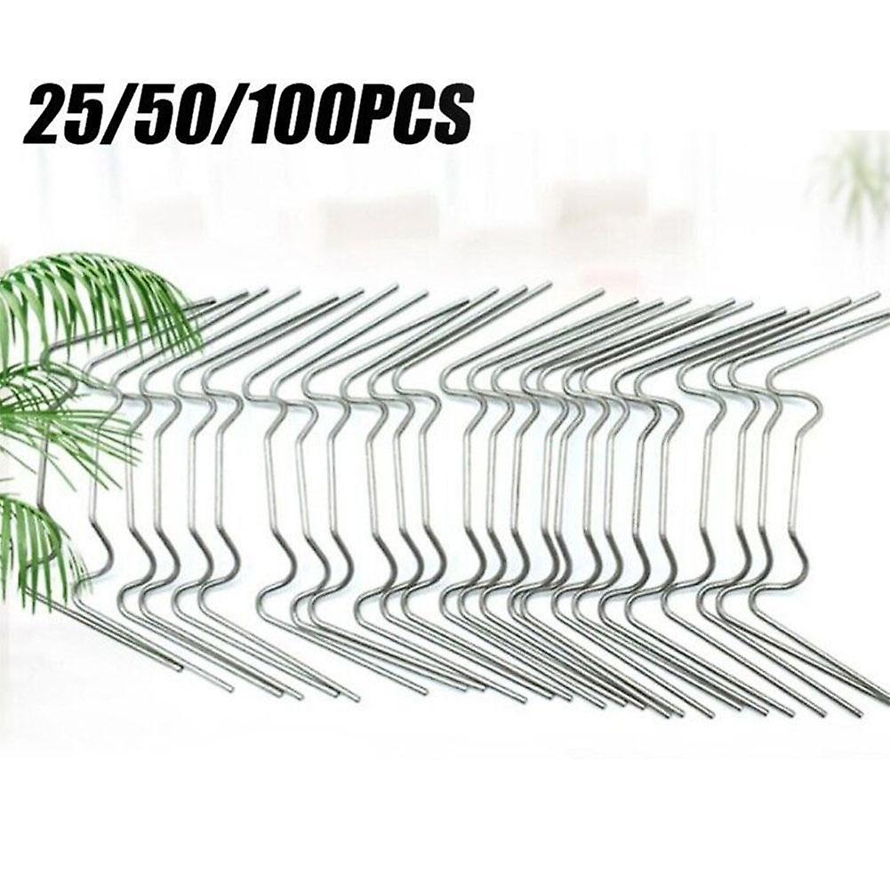 25-100X rostfritt stål W växthus glasklämmor Elite växthus trådklämmor