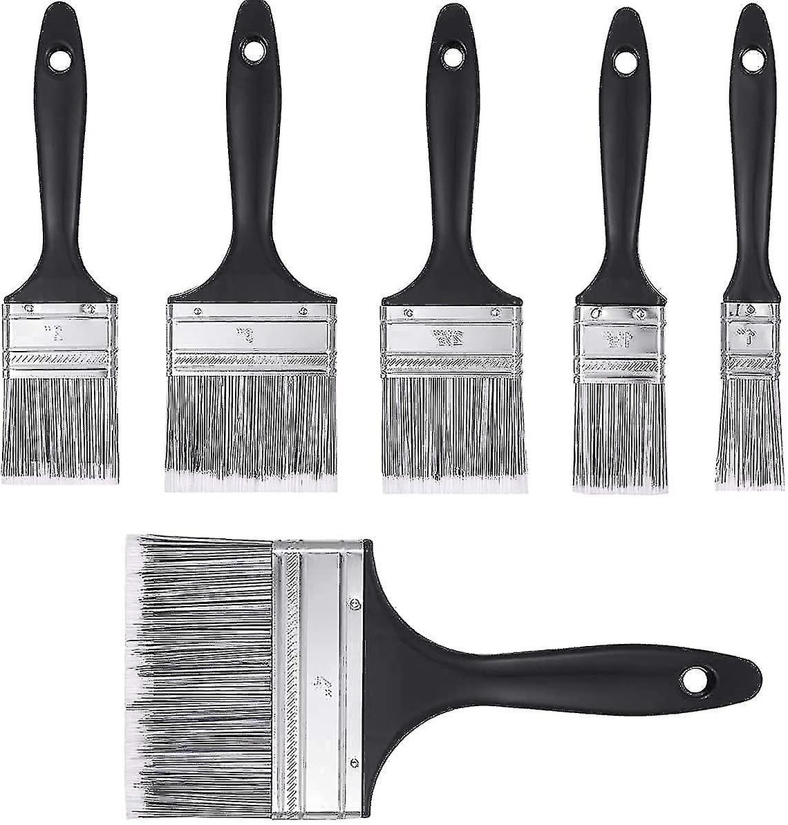 6 Pieces Paint Brushes,varnish Brushes Dish Kit Multi-purpose Paint Brushes
