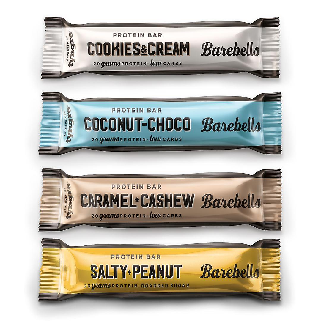 Barebells Protein Bar - Muscle Growth - Low Sugar - Multi Flavour - 12 x 55g