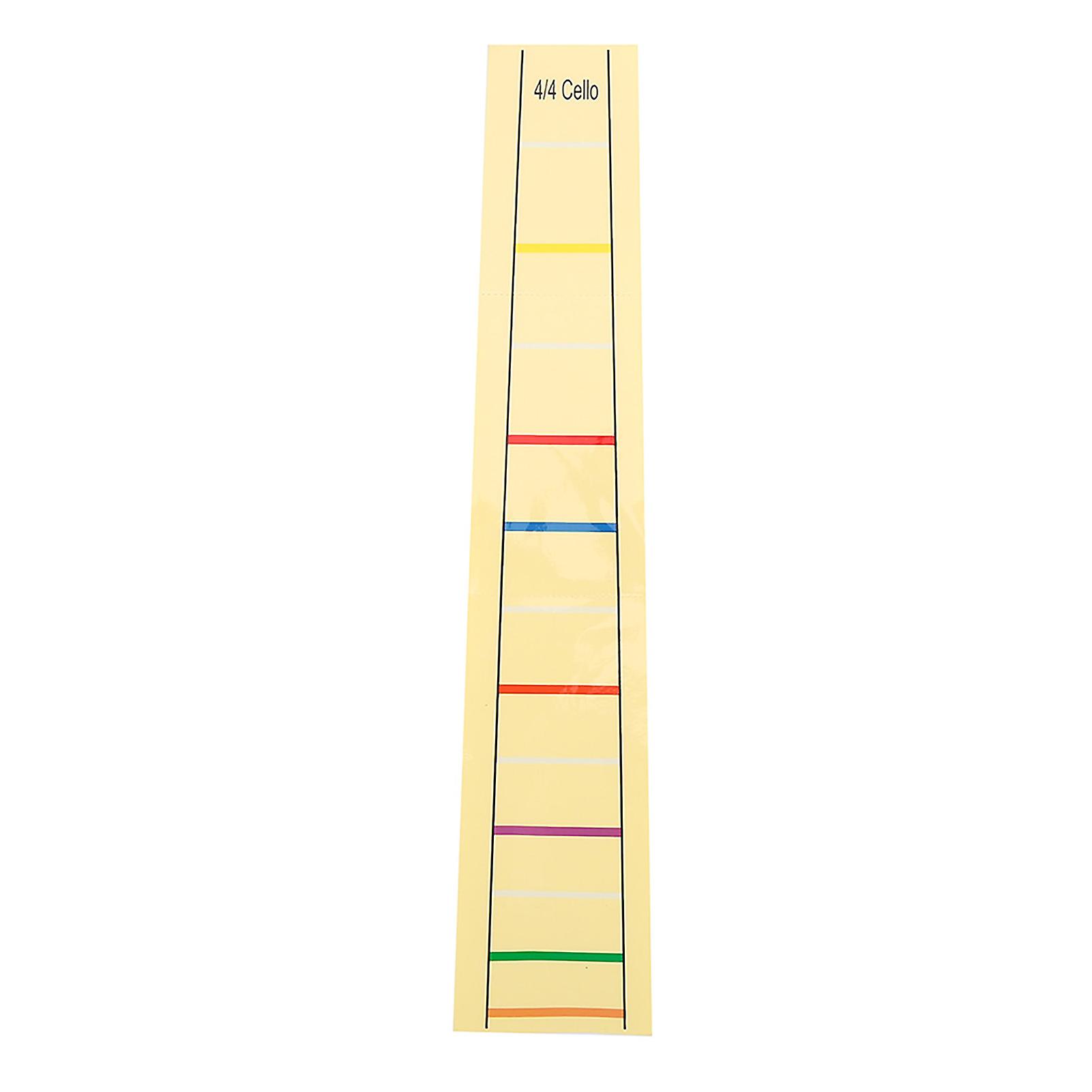 Practical Fret Board Label Sticker Finger Position Marker for Cello Practice Beginners(4/4)