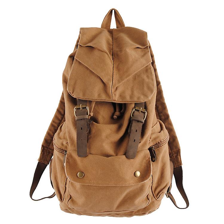 School Trip Student Backpack Vintage Canvas