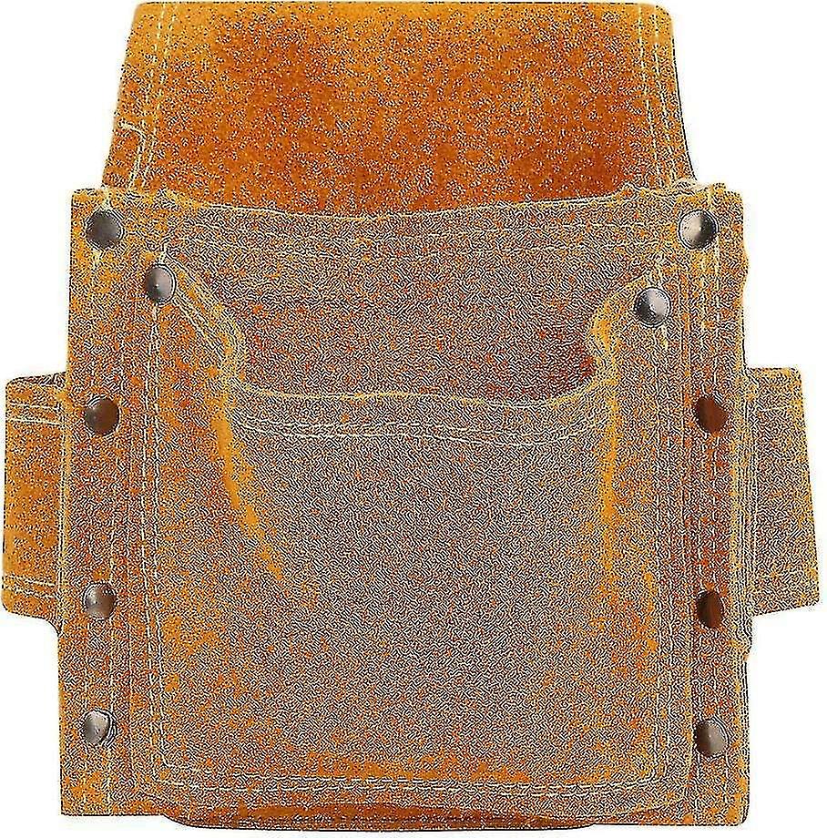 Pocket Tool Pouch Leather Electrician Pouch Multifunctional Tool Bag Hardware Tool Belt Pouches - Ya