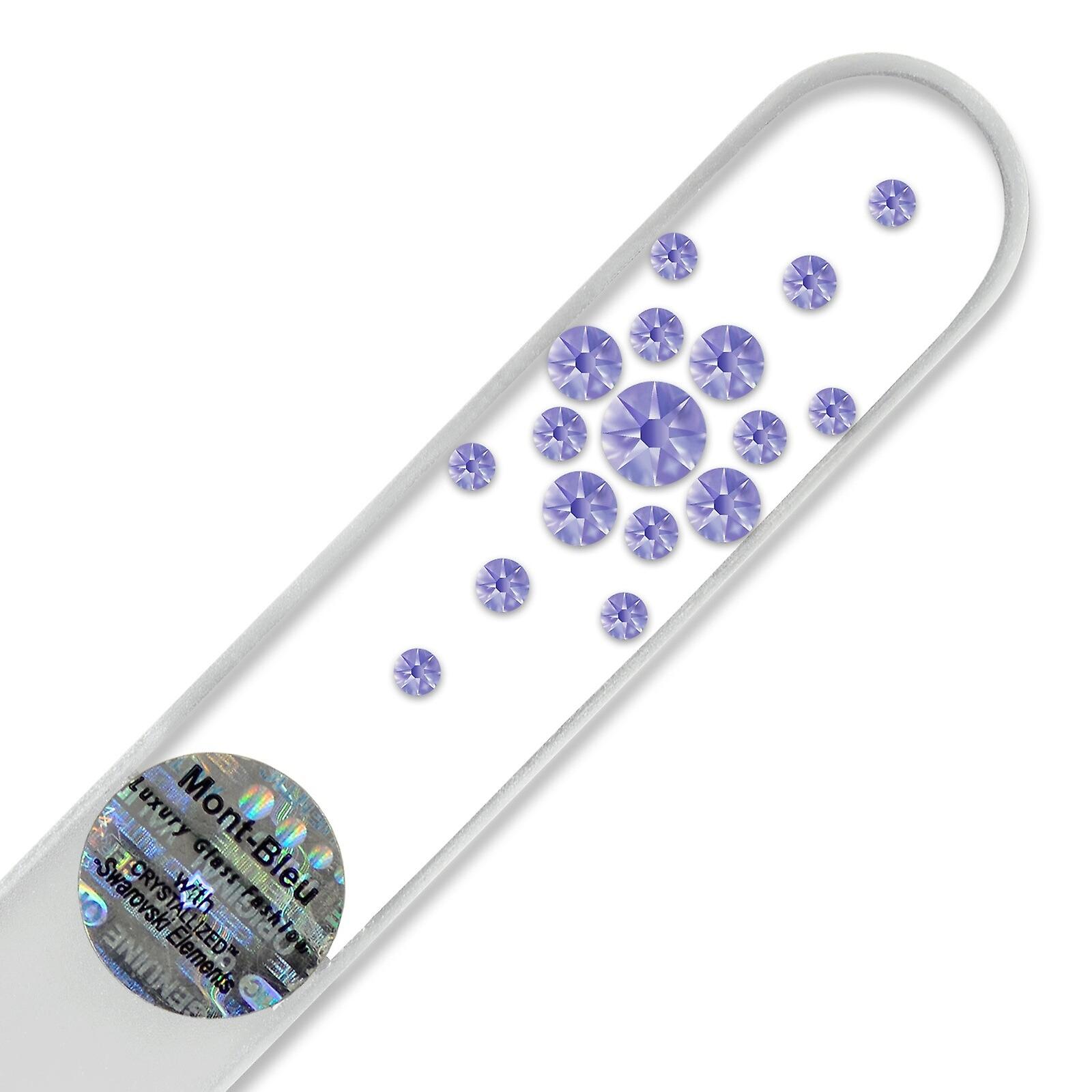 Mont Bleu Snowflake Crystal Nail File LE-6 - Tanzanite