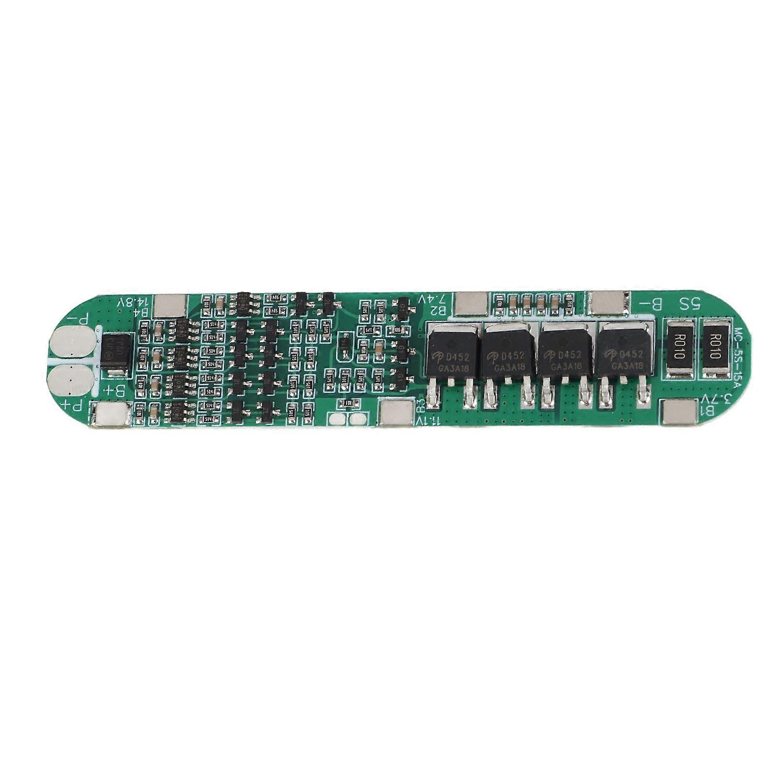 5S 18.5V/21V 15A Lithium Ion Battery BMS Protection Board for 18560 Power Tools